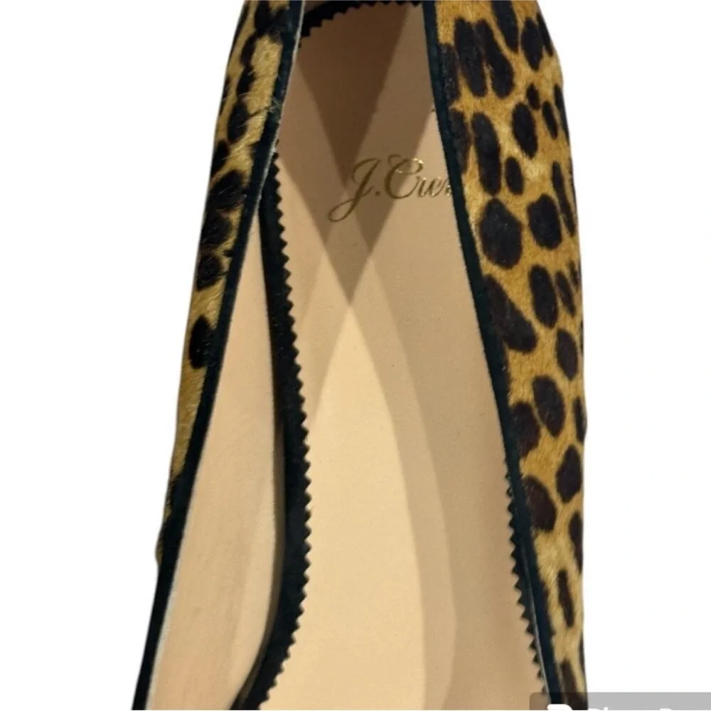 JCrew leopard print heels 10.5 ladies - Picture 3 of 8